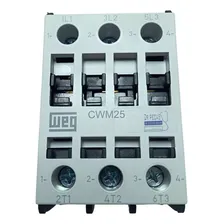 Contatora Tripolar Weg 25a 24v Cwm25 Seguro Foto  mini 1