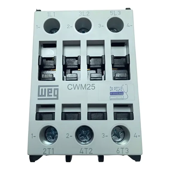 Contatora Tripolar Weg 25a 24v Cwm25 Seguro Foto 1