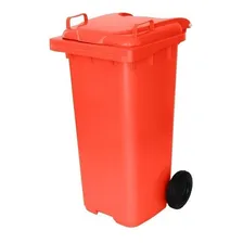 Conteiner Lixeira Plastico 120 Litros Com Rodas De 200mm Foto  mini 1