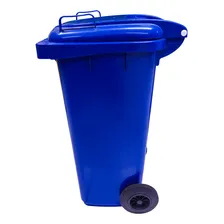 Conteiner Lixeira Plastico 120 Litros Com Rodas De 200mm Foto mini 3