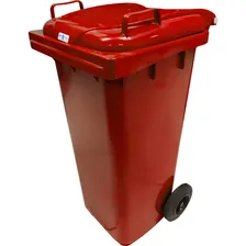Conteiner Lixeira Plastico 120 Litros Com Rodas De 200mm Foto mini  2