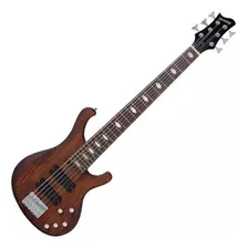 Contra Baixo 6 Cordas Strinberg Ativo Dark Wood Fosco Sab66 Foto mini 4
