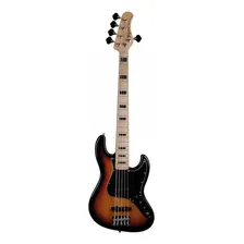 Contra-baixo Tagima Jazz Bass 5 Cordas Tjb-5 Sb Regulado Foto mini 3