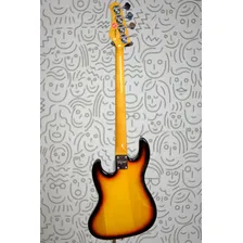 Contra-baixo Tagima Tw73 Jazz Bass Passivo Tw Series Braço Em Maple C Shape Corpo Em Poplar Sunburst Acabamento Brilhante Foto mini 3