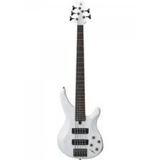 Contra Baixo Yamaha 5c Ativo Trbx305 Wh Trbx-305 Branco Foto  mini 1