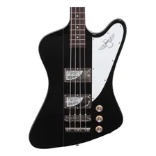 Contrabaixo EpiPhone Thunderbird 60s Bass Ebony Foto mini 1