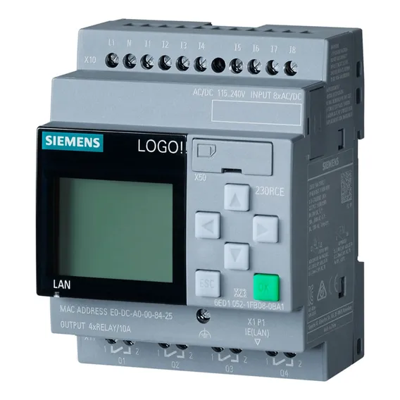 Controlador Clp Logo 230rce 115/230v 6ed1052-1fb08-0ba2 Siem Foto 1