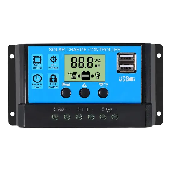 Controlador de carga solar 30A, controlador de carga Foto 1