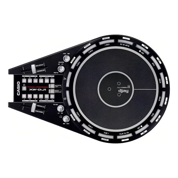 Controlador de DJ compacto Casio Trackformer Xw Dj1 - preto Foto 1