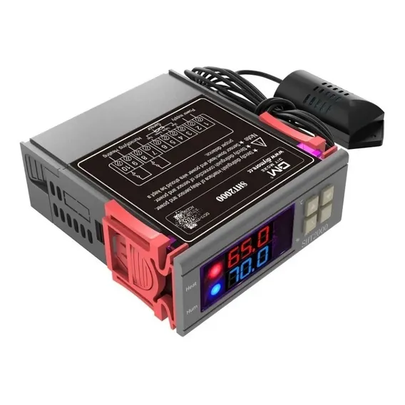 Controlador De Temperatura E Umidade Sht2000 Com Display Foto 1