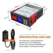 Controlador De Temperatura E Umidade Stc3028 Bivolt + Brinde Foto mini  2