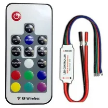 Controlador Dimmer Com Controle Remoto - Fita Led Rgb Foto mini 1