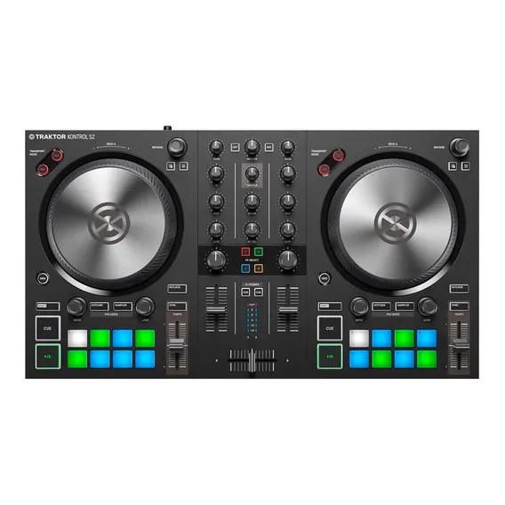 Controlador DJ Native Instruments Traktor Kontrol S2 MK3 preto da 2 canais Foto 1