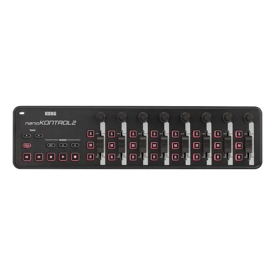 Controlador Korg Nano Kontrol 2, 8 faders, 8 portas, cor preta Foto 1