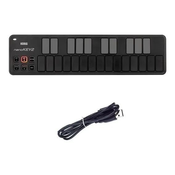 Controlador Midi Korg Nano Key 2, cor preta Foto 1