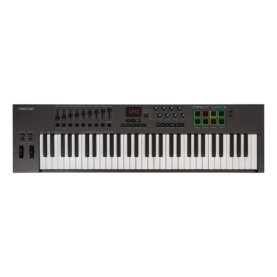 Controlador Midi Nektar Impact Lx61+ Usb 61 Teclas Foto 1