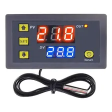 Controlador Temperatura Bivolt 110 220v Termostato W3230 Foto mini 4
