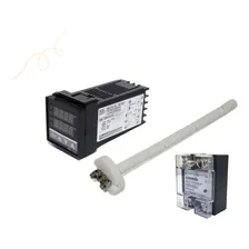 Controlador Temperatura + Sensor1300°c + Relé 60a 127/220v Foto  mini 1