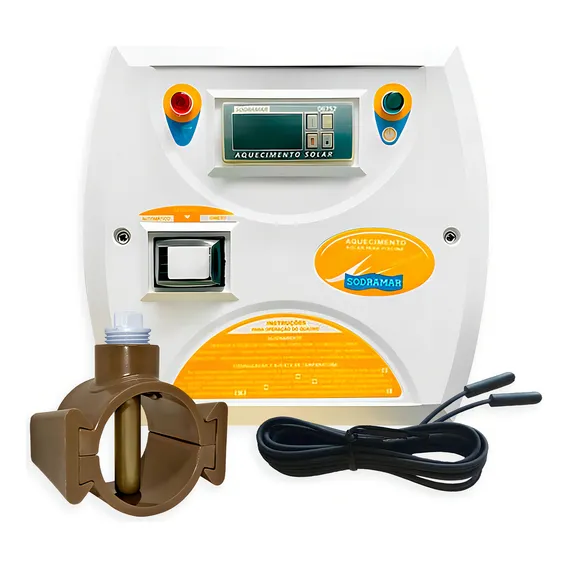 Controlador Temperatura Sodramar Aquecedor Solar Piscina Foto 1