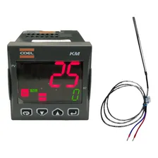 Controlador Temperatura Tempo Rampas Patamares Km5 C Sensor Foto mini 1