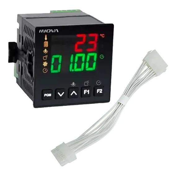 Controlador Tempo/temperatura Inv 20013/j + Chicote 20001 Cor Preto 250 Foto 1