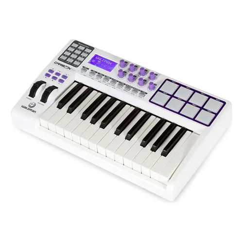 Controlador Waldman Carbon 25 Usb/midi 25 Teclas E 8 Pads Foto 1