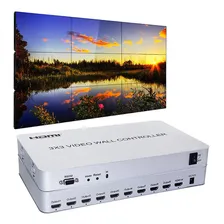 Controladora VĂdeo Wall 4k 3x3 Sistema Multi Telas 9 Telas Foto mini 2