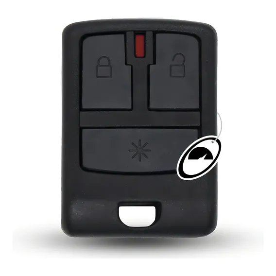 Controle 3 Botões Alarme Blocktron Led Vermelho Foto 1