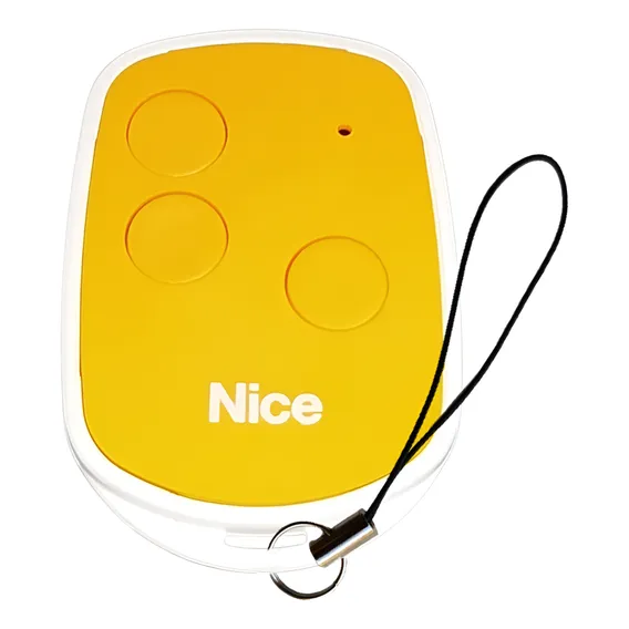 Controle Alarme Portão 3 Canais Tx Tech 433,92 Mhz Saw Genno Cor Amarelo Foto 1