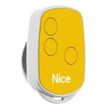 Controle Alarme Portão 3 Canais Tx Tech 433,92 Mhz Saw Genno Cor Amarelo Foto mini 2