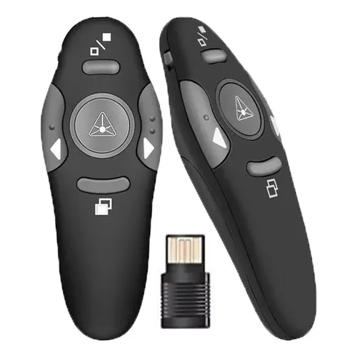 Controle Data Show Caneta Alto Alcance Laser Sem Fio Usb Foto 1