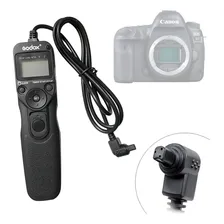 Controle Disparador Godox C3 Timelapse Para Canon 5d, 7d, 6d Cor Preto Foto  mini 1