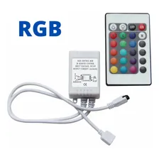 Controle E Controlador Rgb Fita Led 3528 A Prova D'água 5m Foto mini 1