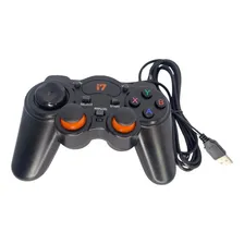 Controle Game Pad Joystick Jogos Usb Cor Preto Foto mini 4