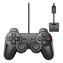 Controle Joystick Controle Para Playstation Kapbom Controle Para Playstation 2 Ps2 Preto Foto  mini 1