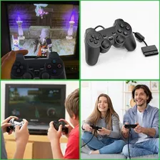 Controle Joystick Controle Para Playstation Kapbom Controle Para Playstation 2 Ps2 Preto Foto mini  3