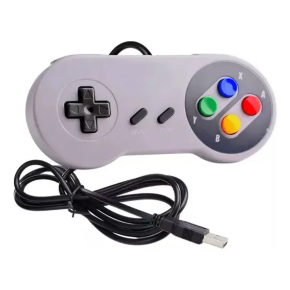 Controle Joystick De Super Nintendo Para Pc, Com Entrada Usb Foto 1