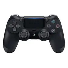 Controle joystick modelo dualshock compatível com PS4 e PC cor preto Foto  mini 1