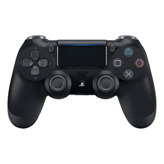 Controle joystick modelo dualshock compatível com PS4 e PC cor preto Foto 1
