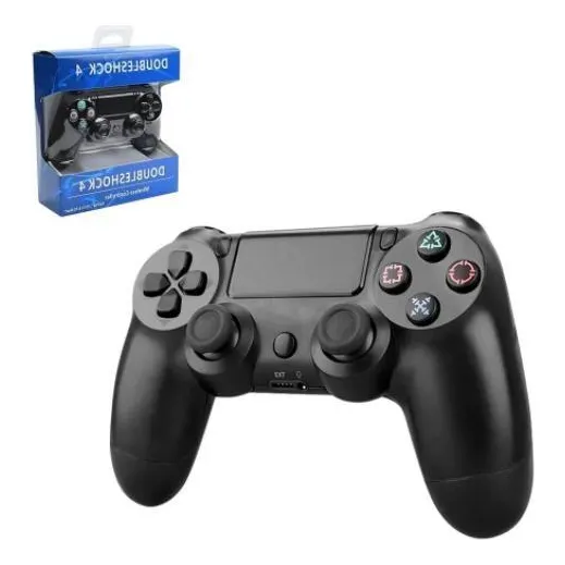 Controle joystick sem fio Double Joystick Controle Ps4 Sem Fio Preto ps4 preto Foto 1