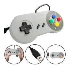 Controle Joystick Usb Pc Modelo Super Nintendo Foto mini 4