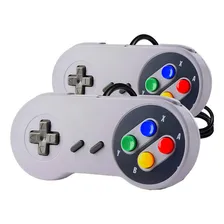 Controle Joystick Video Game Super Nintendo Pad Snes Cor Cinza Claro Foto mini 1