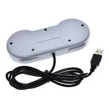 Controle Joystick Video Game Super Nintendo Pad Snes Cor Cinza Claro Foto mini 2