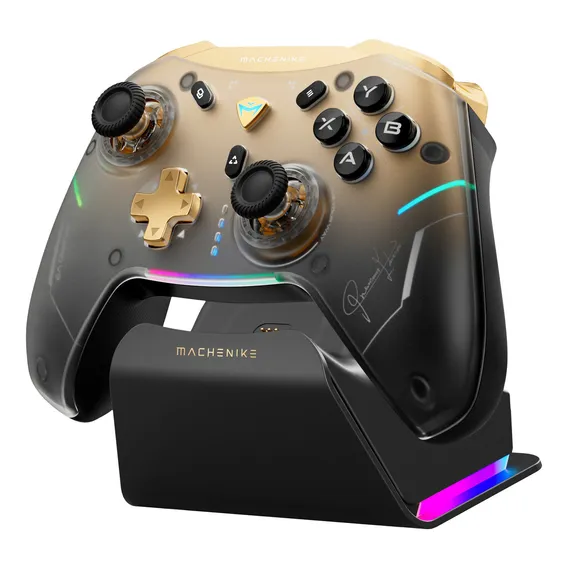 Controle Machenike G5 Pro V2 Com Dock Edição De Colecionador Cor Dourado Foto 1