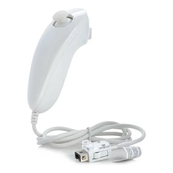 Controle Nunchuck Para Nintendo Wii E Nintendo Wii U Branco Foto 1