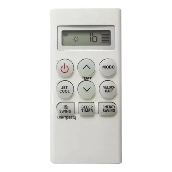 Controle P/ Ar Condicionado CompatÃvel LG Smile Usnq122hsg3 Foto 1