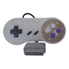 Controle Para Super Nintendo CompatÃvel Com Fat Baby Famicom Cor Cinza Foto mini 1