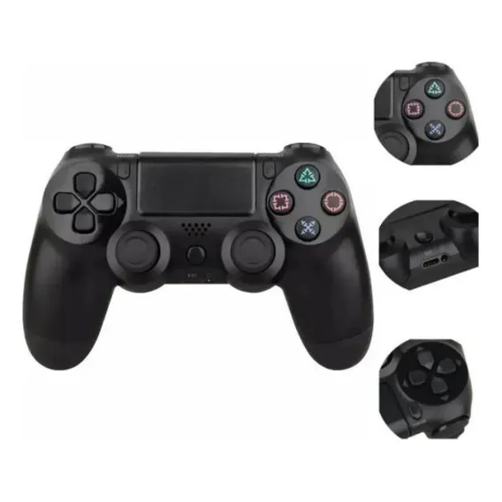 Controle Ps4 Sem Fio Preto Foto 1