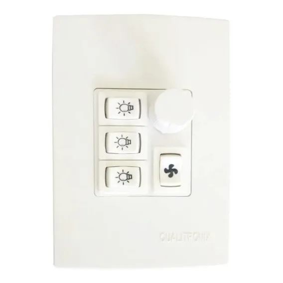 Controle Qualitronix Ventilador Luz+reverso Int. 3 Foto 1