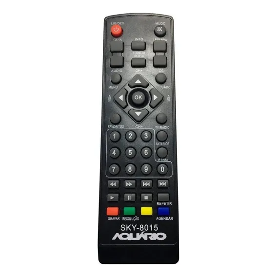 Controle Receptor Conversor AquƔrio Dtv-5000 6000 7000 4000 Foto 1